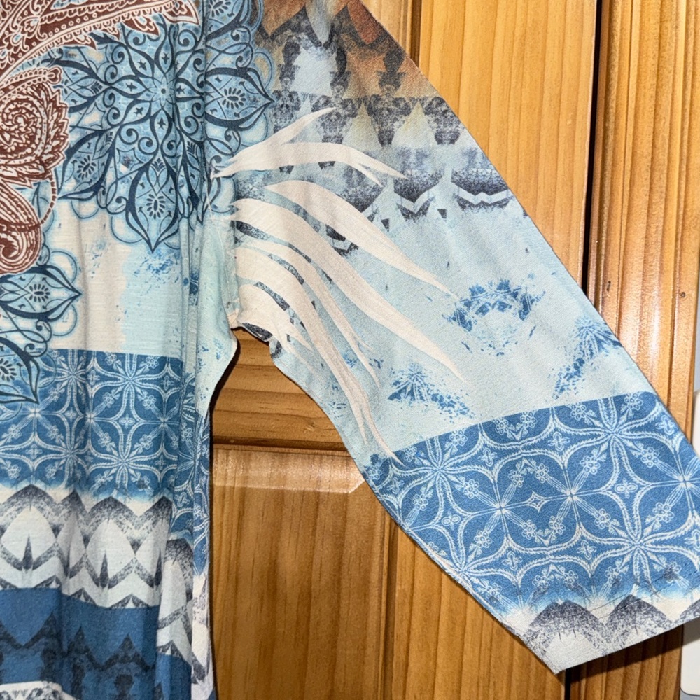 ONE WORLD Multicolor Patterned Tunic - image 10